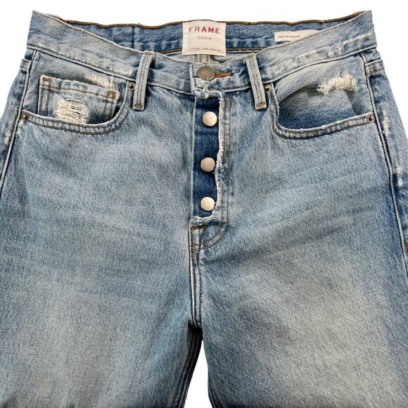 Frame Le Original High-Rise Skinny Rigid Re-Release Jeans in Watermark Size 27 - Picture 4 of 15